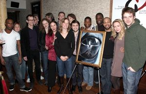 Daniel Radcliffe with cast and crew @ BroadwayWorld Daniel Radcliffe with cast and crew Photo